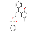 3-(2-Methoxy-5-methylphenyl)-3-phenylpropyl 4-methylbenzenesulfonate