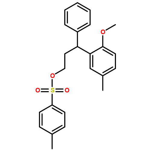 3-(2-Methoxy-5-methylphenyl)-3-phenylpropyl 4-methylbenzenesulfonate