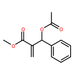 Benzenepropanoic acid, b-(acetyloxy)-a-methylene-, methyl ester