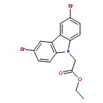 Ethyl 2-(3,6-dibromo-9H-carbazol-9-yl)acetate