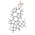 (20S)-3beta,6alpha,20-trihydroxy-5alpha-cholest-9(11)-ene-23-one 3-sulfate monosodium salt