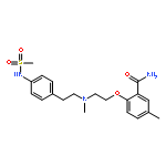 Benzamide,5-methyl-2-[2-[methyl[2-[4-[(methylsulfonyl)amino]phenyl]ethyl]amino]ethoxy]-