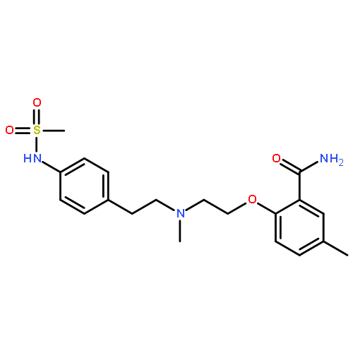 Benzamide,5-methyl-2-[2-[methyl[2-[4-[(methylsulfonyl)amino]phenyl]ethyl]amino]ethoxy]-