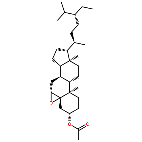 Stigmastan-3-ol, 5,6-epoxy-, acetate, (3b,5b,6b)-