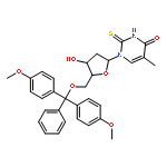 Thymidine, 5'-O-[bis(4-methoxyphenyl)phenylmethyl]-2-thio-