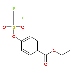 Benzoic acid, 4-[[(trifluoromethyl)sulfonyl]oxy]-, ethyl ester