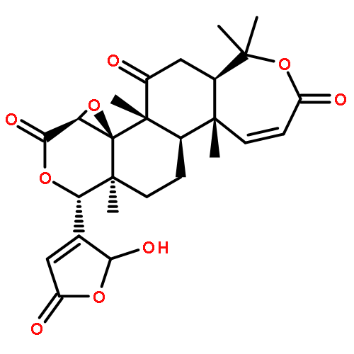 Oxireno[4,4a]-2-benzopyrano[6,5-g][2]benzoxepin-3,5,9(3aH,4bH,6H)-trione,1-(2,5-dihydro-2-hydroxy-5-oxo-3-furanyl)-1,6a,7,11a,11b,12,13,13a-octahydro-4b,7,7,11a,13a-pentamethyl-,(1R,3aS,4aR,4bR,6aR,11aR,11bR,13aS)-