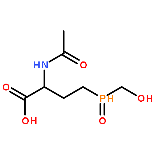 Butanoic acid, 2-(acetylamino)-4-(hydroxymethylphosphinyl)-, (S)-