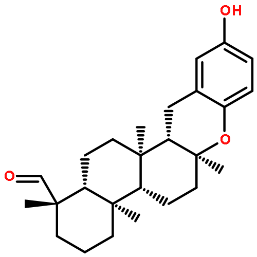 1H-Naphtho[2,1-a]xanthene-1-carboxaldehyde,2,3,4,4a,4b,5,6,6a,12,12a,12b,13,14,14a-tetradecahydro-10-hydroxy-1,4a,6a,12b-tetramethyl-,(1S,4aR,4bR,6aS,12aS,12bR,14aR)-