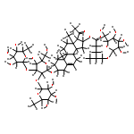 (3beta,16beta)-3-{[6-deoxy-alpha-L-mannopyranosyl-(1->2)-[6-deoxy-alpha-L-mannopyranosyl-(1->3)]-beta-D-glucopyranosyl]oxy}-20-oxopregn-5-en-16-yl (4R)-5-(beta-D-glucopyranosyloxy)-4-methylpentanoate