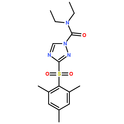 1H-1,2,4-Triazole-1-carboxamide,N,N-diethyl-3-[(2,4,6-trimethylphenyl)sulfonyl]-