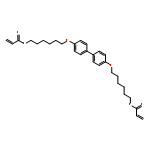 ([1,1'-Biphenyl]-4,4'-diylbis(oxy))bis(hexane-6,1-diyl) diacrylate