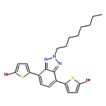 4,7-Bis(5-bromothiophen-2-yl)-2-octyl-2H-benzo[d][1,2,3]triazole