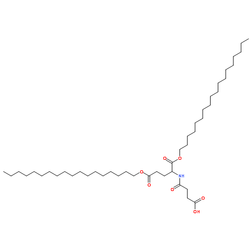 L-Glutamic acid, N-(3-carboxy-1-oxopropyl)-, 1,5-dioctadecyl ester