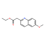 2-Quinolineacetic acid, 6-methoxy-, ethyl ester