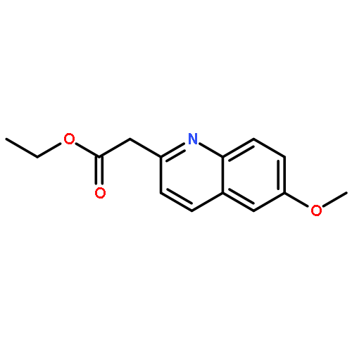 2-Quinolineacetic acid, 6-methoxy-, ethyl ester