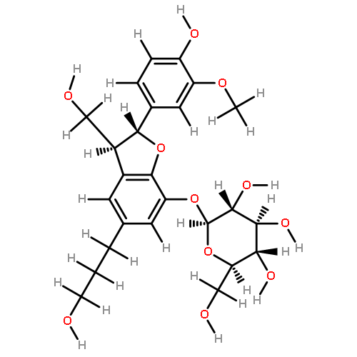 (7R,8S)-dihydrodehydrodiconiferyl alcohol-3'-O-beta-D-glucopyranoside