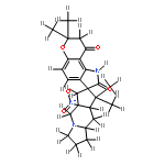 7',7',8,8-tetramethyl-5a-nitro-1,2,3,5,5a,6,7',8,8a,8',9,9a-dodecahydro-1'H-spiro[cyclopenta[f]indolizine-7,3'-pyrano[2,3-g]indole]-2',9'-done