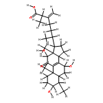 3alpha,7beta,11alpha-trihydroxy-11-oxo-4alpha-methylergosta-8,24(28)-dien-26-oic acid