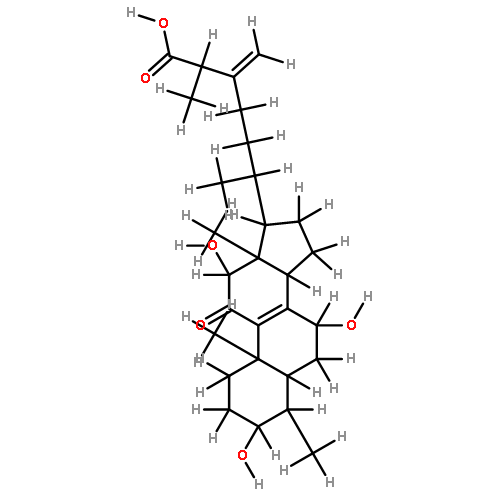 3alpha,7beta,11alpha-trihydroxy-11-oxo-4alpha-methylergosta-8,24(28)-dien-26-oic acid