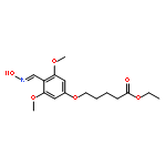 ethyl 5-(4-hydroximinomethyl-3,5-dimethoxyphenoxy)valerate