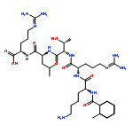 L-Arginine,N2-[N-[N-[N2-[N2-(1-oxotetradecyl)-L-lysyl]-L-arginyl]-L-threonyl]-L-leucyl]-(9CI)