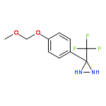 DIAZIRIDINE, 3-[4-(METHOXYMETHOXY)PHENYL]-3-(TRIFLUOROMETHYL)-