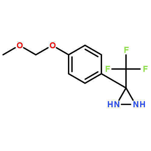 DIAZIRIDINE, 3-[4-(METHOXYMETHOXY)PHENYL]-3-(TRIFLUOROMETHYL)-