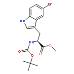 Methyl (S)-2-(Boc-amino)-3-(5-bromo-3-indolyl)propanoate  ee