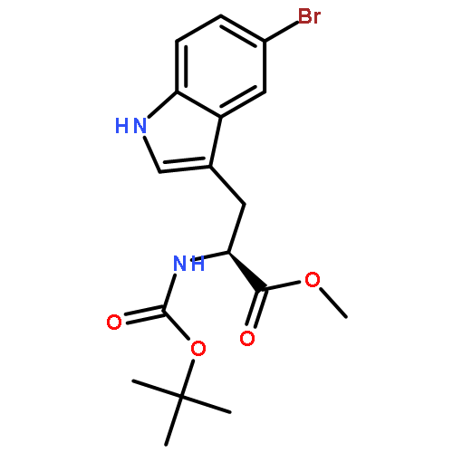 Methyl (S)-2-(Boc-amino)-3-(5-bromo-3-indolyl)propanoate  ee