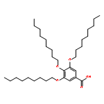 Benzoic acid, 3,4,5-tris(nonyloxy)-