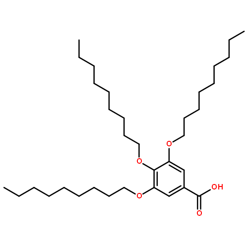 Benzoic acid, 3,4,5-tris(nonyloxy)-