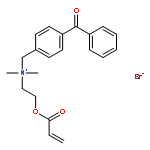 Benzenemethanaminium,4-benzoyl-N,N-dimethyl-N-[2-[(1-oxo-2-propen-1-yl)oxy]ethyl]-, bromide (1:1)