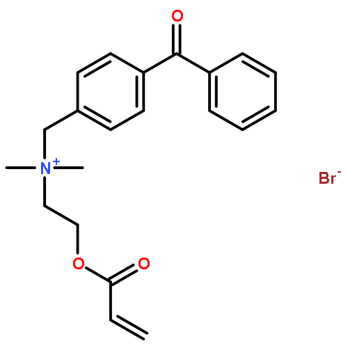 Benzenemethanaminium,4-benzoyl-N,N-dimethyl-N-[2-[(1-oxo-2-propen-1-yl)oxy]ethyl]-, bromide (1:1)