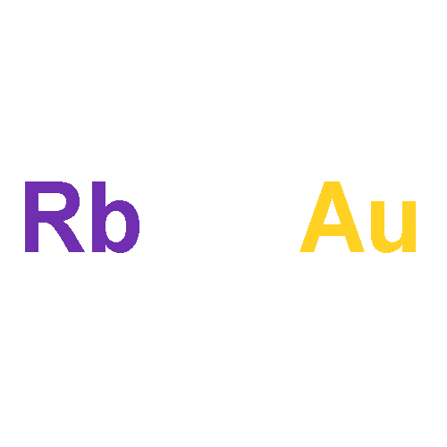 Gold, compd. with rubidium (1:1)