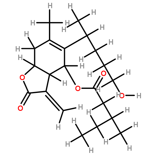 6alpha-(3-methylvaleryloxy)-1-hydroxy-4alphaH-1,10-secoeudesma-5(10),11(13)-dien-12,8beta-olide