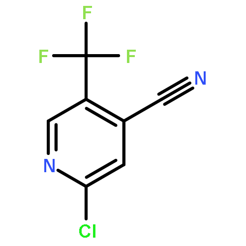 2-Chloro-5-(trifluoromethyl)pyridine-4-carbonitrile