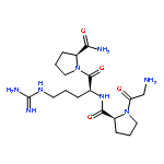 (2S)-1-(2-AMINOACETYL)-N-[(2S)-1-[(2S)-2-CARBAMOYLPYRROLIDIN-1-YL]-5-(DIAMINOMETHYLIDENEAMINO)-1-OXOPENTAN-2-YL]PYRROLIDINE-2-CARBOXAMIDE