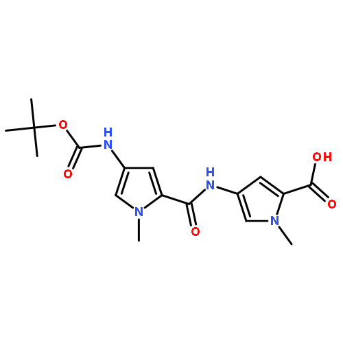 4-(4-((tert-Butoxycarbonyl)amino)-1-methyl-1H-pyrrole-2-carboxamido)-1-methyl-1H-pyrrole-2-carboxylic acid