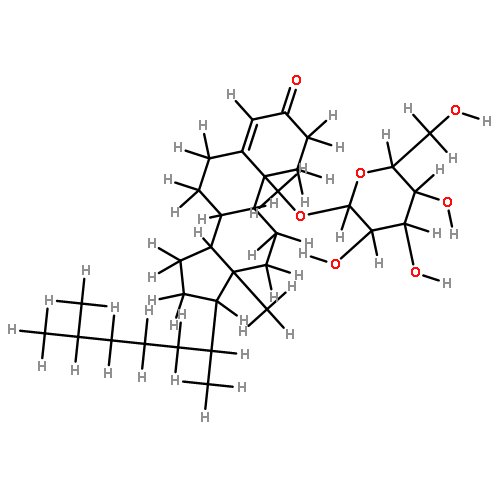 19-O-beta-D-glucopyranosyl-19-hydroxy-cholest-4-en-3-one