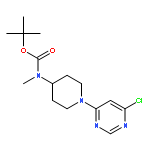 tert-butyl N-[1-(6-chloropyrimidin-4-yl)piperidin-4-yl]-N-methylcarbamate