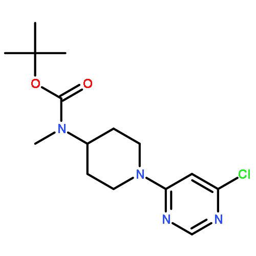 tert-butyl N-[1-(6-chloropyrimidin-4-yl)piperidin-4-yl]-N-methylcarbamate