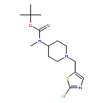 tert-butyl N-[1-[(2-chloro-1,3-thiazol-5-yl)methyl]piperidin-4-yl]-N-methylcarbamate