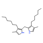 1H-Pyrrole, 2,2'-methylenebis[3-hexyl-4-methyl-