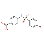 Benzoic acid,4-[[(4-bromophenyl)sulfonyl]amino]-