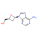 2-Oxetanemethanol,4-(6-amino-9H-purin-9-yl)-, (2S-cis)- (9CI)