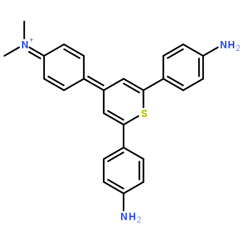 Thiopyrylium,2,6-bis(4-aminophenyl)-4-[4-(dimethylamino)phenyl]-, chloride (9CI)