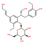 b-D-Glucopyranoside,2-[(1R)-2-hydroxy-1-[(4-hydroxy-3-methoxyphenyl)methyl]ethyl]-4-[(1E)-3-hydroxy-1-propen-1-yl]-6-methoxyphenyl