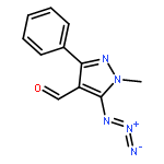 1H-Pyrazole-4-carboxaldehyde, 5-azido-1-methyl-3-phenyl-