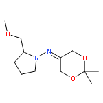 1-Pyrrolidinamine,N-(2,2-dimethyl-1,3-dioxan-5-ylidene)-2-(methoxymethyl)-, (S)-